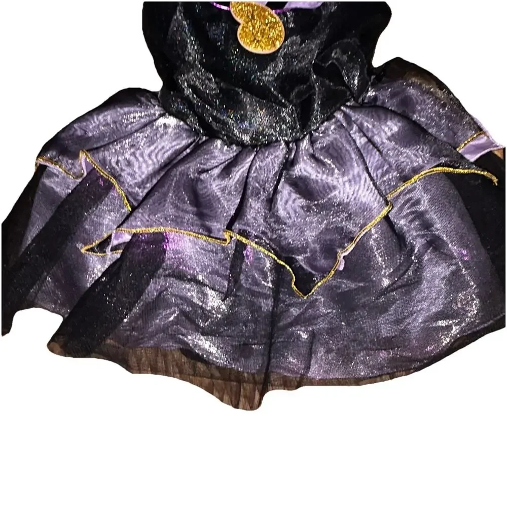 Baby Girls Disney Little Mermaid purple Ursula dress Costume size 6-12 months